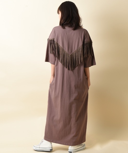 SUPERTHANKS（スーパーサンクス）の「【ＳＵＰＥＲＴＨＡＮＫＳ】ＳＵＥＤＥ　ＭＯＣＫＮＥＣＫ　ＯＮＥ－ＰＩＥＣＥ（ワンピース・レディース・ホワイト/ブラック/ブラウン・FREE）」の20枚目の写真