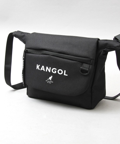 KANGOL（カンゴール）の「ロゴプリント ポリエステル フラップ ショルダーバッグ（ショルダーバッグ・メンズ・ブラック・FREE）」の15枚目の写真