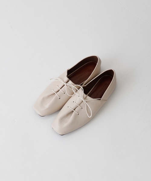 CIAOPANIC TYPY(チャオパニックティピー)の「レースアップバブーシュ(その他シューズ・レディース・ブラック/アイボリー/グレイッシュベージュ・38/36/37)」の7枚目の写真