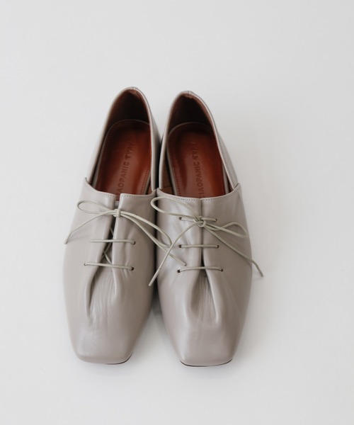 CIAOPANIC TYPY(チャオパニックティピー)の「レースアップバブーシュ(その他シューズ・レディース・ブラック/アイボリー/グレイッシュベージュ・38/36/37)」の12枚目の写真