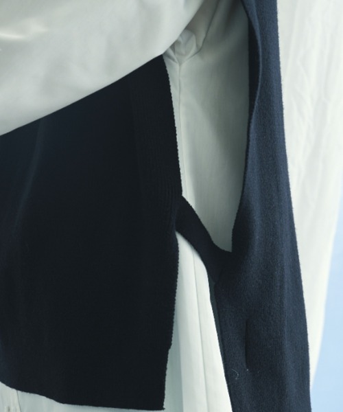 VACANCY（ヴァカンシー）の「ポロニットベスト（ベスト・レディース・ブラック/グレイッシュベージュ・FREE）」の14枚目の写真