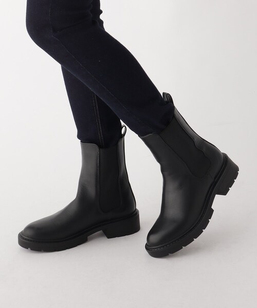 OPAQUE.CLIP(オペークドットクリップ)の「◆ボリュームソールサイドゴアブーツ(ブーツ・レディース・ベージュ系その他/ブラック系・02/03)」の3枚目の写真