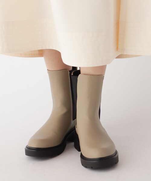 OPAQUE.CLIP(オペークドットクリップ)の「◆ボリュームソールサイドゴアブーツ(ブーツ・レディース・ベージュ系その他/ブラック系・02/03)」の11枚目の写真