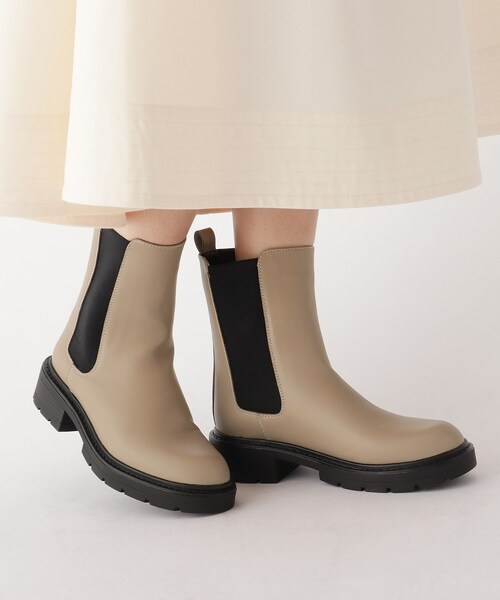 OPAQUE.CLIP(オペークドットクリップ)の「◆ボリュームソールサイドゴアブーツ(ブーツ・レディース・ベージュ系その他/ブラック系・02/03)」の8枚目の写真