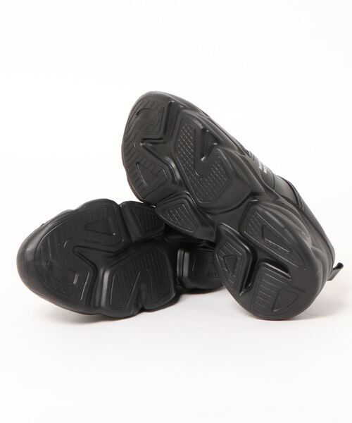 Zipper（ジッパー）の「【Zipper】　厚底スタイルアップダッドスニーカー（スニーカー・レディース・ブラック/アイボリー・LL/L/S/M）」の4枚目の写真