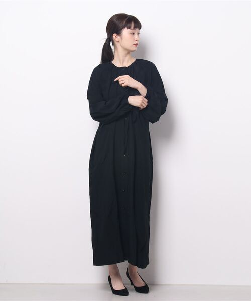 専用　ラグランギャザーワンピース STYLEMIXER（スタイルミキサー）の「ラグランギャザーワンピース