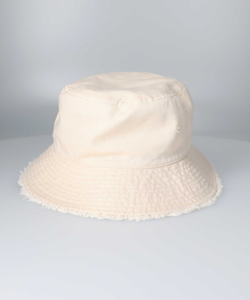 HONEYSUCKLE ROSE（ハニーサックルローズ）の「【HONEYSUCKLE ROSE】フリンジバケットハット（ハット・レディース・ブラック/ブラウン/キナリ・フリー）」の7枚目の写真