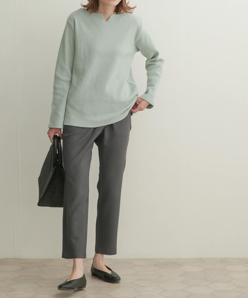 URBAN RESEARCH DOORS（アーバンリサーチドアーズ）の「ストレッチテーパードパンツ（その他パンツ・レディース・チャコールグレー/ブラック・1/0/00）」の10枚目の写真