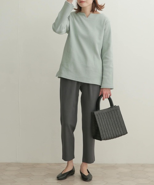 URBAN RESEARCH DOORS（アーバンリサーチドアーズ）の「ストレッチテーパードパンツ（その他パンツ・レディース・チャコールグレー/ブラック・1/0/00）」の11枚目の写真