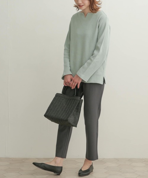 URBAN RESEARCH DOORS（アーバンリサーチドアーズ）の「ストレッチテーパードパンツ（その他パンツ・レディース・チャコールグレー/ブラック・1/0/00）」の12枚目の写真