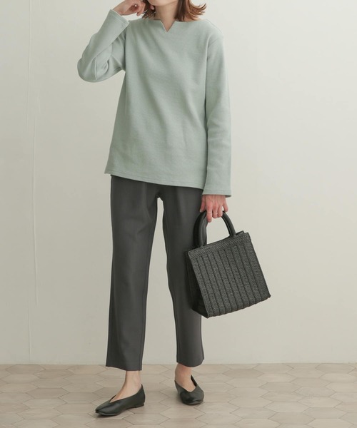 URBAN RESEARCH DOORS（アーバンリサーチドアーズ）の「ストレッチテーパードパンツ（その他パンツ・レディース・チャコールグレー/ブラック・1/0/00）」の13枚目の写真