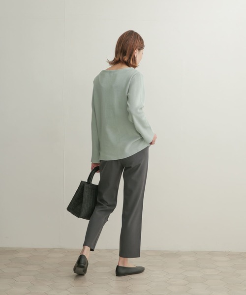 URBAN RESEARCH DOORS（アーバンリサーチドアーズ）の「ストレッチテーパードパンツ（その他パンツ・レディース・チャコールグレー/ブラック・1/0/00）」の18枚目の写真