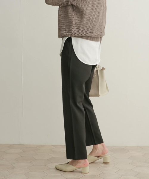 URBAN RESEARCH DOORS（アーバンリサーチドアーズ）の「ストレッチテーパードパンツ（その他パンツ・レディース・チャコールグレー/ブラック・1/0/00）」の22枚目の写真