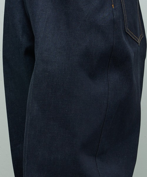 Lui's（ルイス）の「センタープレスワイドデニム（デニムパンツ・メンズ・インディゴブルー/アイボリー・SMALL/MEDIUM）」の17枚目の写真