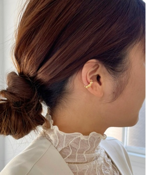 Heather（ヘザー）の「ボールイヤーカフ　273645（イヤーカフ・レディース・シルバー/ゴールド・ONE SIZE）」の2枚目の写真