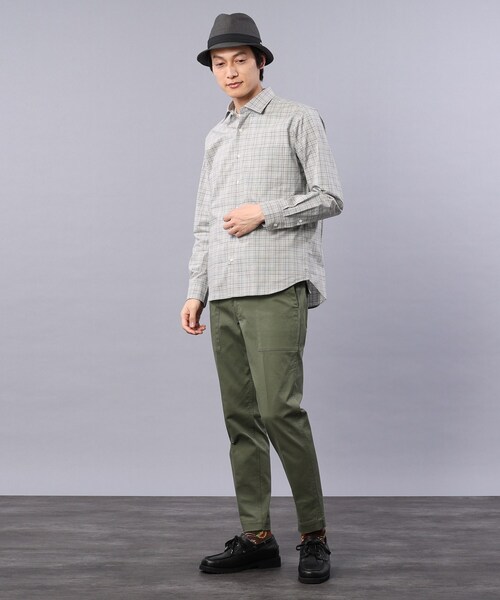 TAKEO KIKUCHI(タケオキクチ)の「◆【スタンダード】 シャンブレーエステルハット(ハット・メンズ・グレー/ネイビー・00)」の14枚目の写真
