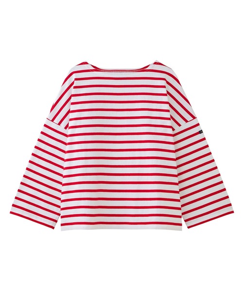 NIMES(ニーム)の「Leminor ボーダー ビッグ(Tシャツ/カットソー・レディース・レッド/ブラック/ピンク・FREE)」の12枚目の写真
