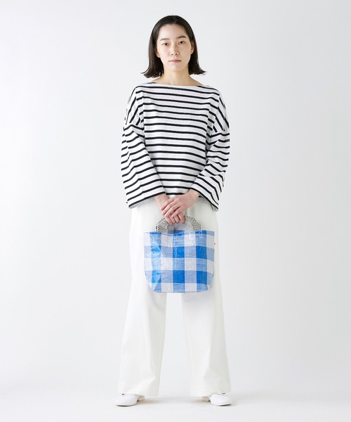 NIMES(ニーム)の「Leminor ボーダー ビッグ(Tシャツ/カットソー・レディース・レッド/ブラック/ピンク・FREE)」の21枚目の写真