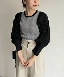 CAPRICIEUX LE'MAGE | シャーリングボレロカーディガン(シャツ/ブラウス)