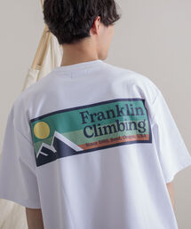 Franklin Climbing | 【Franklin Climbing/フランクリンクライミング】ボックスロゴ バックプリントTシャツ(Tシャツ/カットソー)