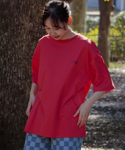 Franklin Climbing（フランクリンクライミング）の「【Franklin Climbing/フランクリンクライミング】ボックスロゴ バックプリントTシャツ（Tシャツ/カットソー・メンズ・オフホワイト/ブラック/ターコイズブルー/マスタード/レッド・SMALL/MEDIUM/LARGE）」の10枚目の写真