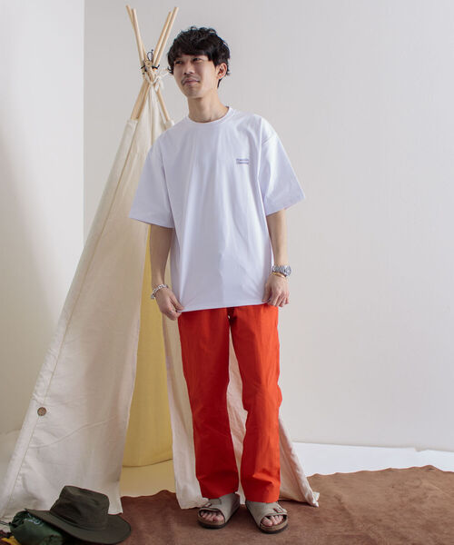 Franklin Climbing（フランクリンクライミング）の「【Franklin Climbing/フランクリンクライミング】ボックスロゴ バックプリントTシャツ（Tシャツ/カットソー・メンズ・オフホワイト/ブラック/ターコイズブルー/マスタード/レッド・SMALL/MEDIUM/LARGE）」の17枚目の写真