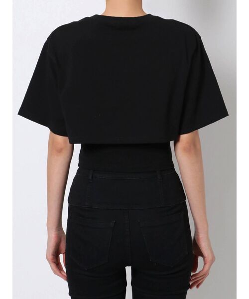 EMODA（エモダ）の「レイヤードハーフトップ（Tシャツ/カットソー・レディース・ホワイト/ブラック/イエロー/グリーン・FREE）」の21枚目の写真