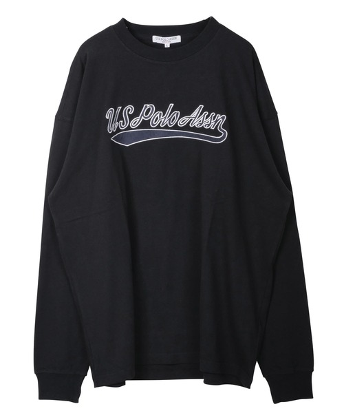 U.S. POLO ASSN.（ユーエスポロアッスン）の「US.POLO ASSN./ユーエスポロアッスン ブランド別注 オーバーサイズ ワンポイント刺繍長袖Tシャツ（Tシャツ/カットソー・メンズ・ホワイト/ブラック/ダークグリーン/ネイビー/ライトベージュ/ブラック系その他2/ブルー系その他2/ホワイト系その他/ベージュ系その他/ベージュ系その他2/グリーン系その他/グリーン系その他2/ブルー系その他/ブラック系その他/ホワイト系その他2・MEDIUM/LARGE）」の20枚目の写真
