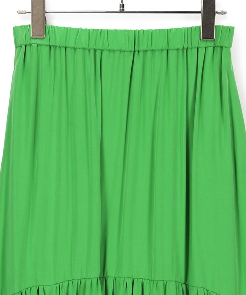 ADAM ET ROPE'（アダムエロペ）の「ラウンド切り替えティアードスカート（スカート・レディース・グリーン/ブラック系その他/ホワイト系その他5・FREE）」の9枚目の写真