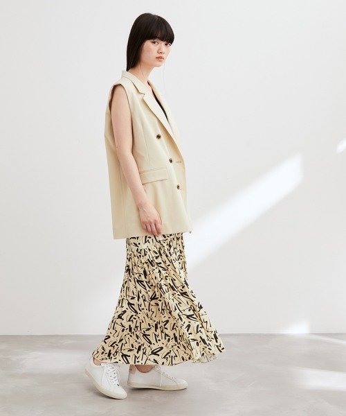 ADAM ET ROPE'（アダムエロペ）の「ラウンド切り替えティアードスカート（スカート・レディース・グリーン/ブラック系その他/ホワイト系その他5・FREE）」の17枚目の写真