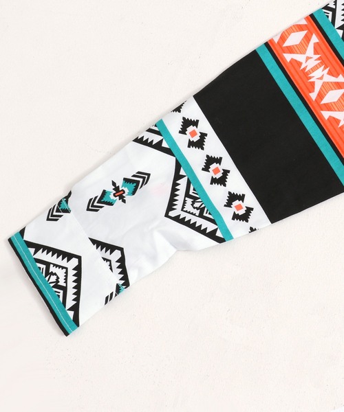 Wrangler（ラングラー）の「［Wrangler ラングラー］Women’s Western Retro Snap Dress アステカ柄 ウエスタン シャツ ワンピース（シャツワンピース・レディース・ホワイト×ブラック・S/M/L）」の4枚目の写真