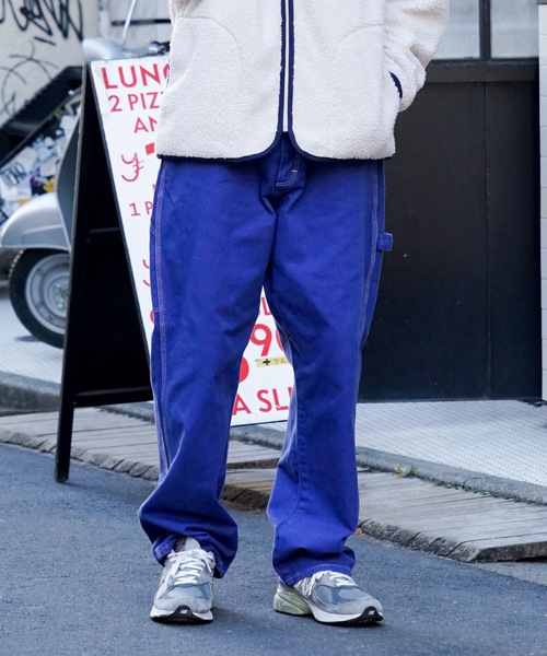 Wrangler(ラングラー)の「【WRANGLER/ラングラー】カラーペインターパンツ ワイドシルエット(その他パンツ・メンズ・ブラック/ダークグリーン/グレー/ブルー系その他/ブルー/ホワイト/グリーン/イエロー/パープル/オレンジ/マスタード・SMALL/LARGE/X-LARGE/MEDIUM)」の6枚目の写真