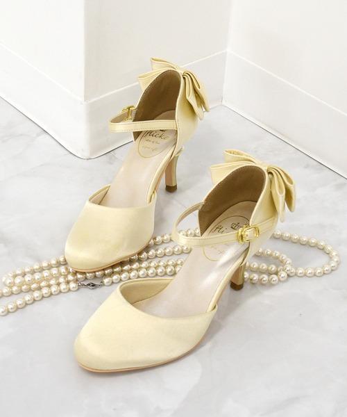 NOFALL(ノーフォール)の「バックリボンセパレートラウンドトゥパンプス(パンプス・レディース・ブラック系その他/ピンク系その他/シルバー系その他/ゴールド系その他・LL/3L/SS/S/M/L)」の4枚目の写真