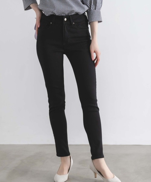 fifth（フィフス）の「スーパーストレッチスキニーパンツ（デニムパンツ・レディース・ブラック/ブルー・S/M/L）」の2枚目の写真