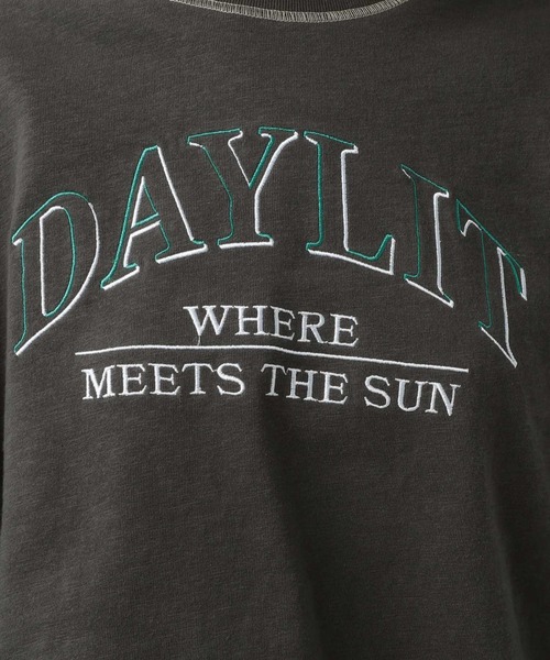 BAYFLOW（ベイフロー）の「ロゴシシュウショートプルオーバー（スウェット・レディース・ピンク/アイボリー/チャコール・FREE）」の9枚目の写真