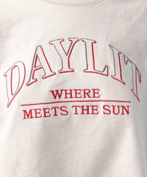 BAYFLOW（ベイフロー）の「ロゴシシュウショートプルオーバー（スウェット・レディース・ピンク/アイボリー/チャコール・FREE）」の12枚目の写真