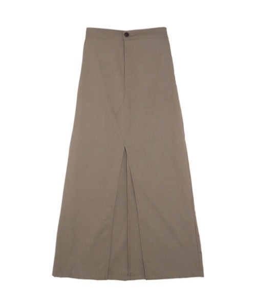 AMAIL(アマイル)の「Over slit long skirt(スカート・レディース・ブラック/ベージュ・FREE)」の16枚目の写真