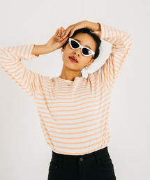 GIMME GIMME | 【GIMME GIMME】Border cutsew gimw22s006(Tシャツ/カットソー)