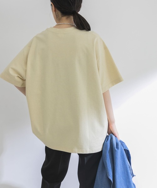 Champion（チャンピオン）の「『別注』Champion×URBAN RESEARCH　ワイドTシャツ（Tシャツ/カットソー・レディース・パープル系その他/イエロー系その他/ピンク系その他・FREE）」の6枚目の写真