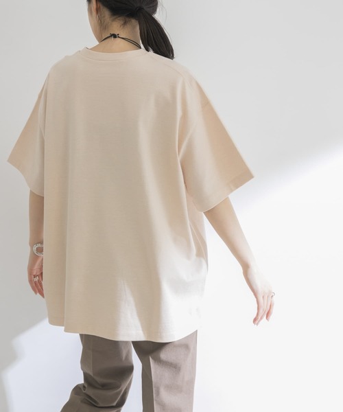 Champion（チャンピオン）の「『別注』Champion×URBAN RESEARCH　ワイドTシャツ（Tシャツ/カットソー・レディース・パープル系その他/イエロー系その他/ピンク系その他・FREE）」の12枚目の写真