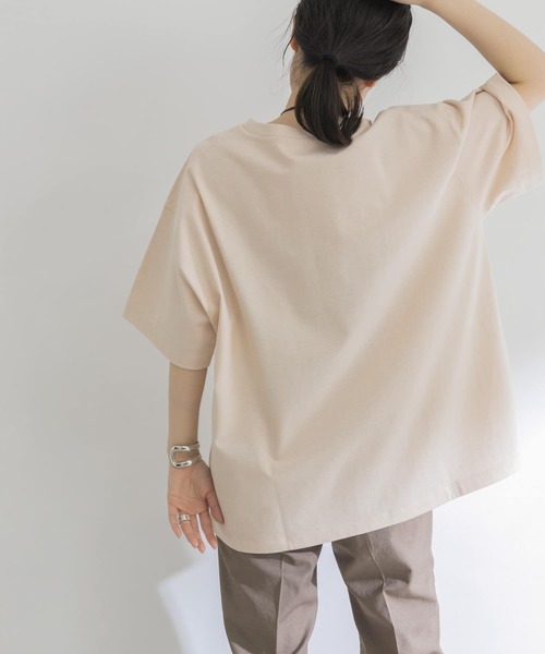 Champion（チャンピオン）の「『別注』Champion×URBAN RESEARCH　ワイドTシャツ（Tシャツ/カットソー・レディース・パープル系その他/イエロー系その他/ピンク系その他・FREE）」の13枚目の写真