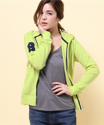 GIORDANO | [GIORDANO]ライオン刺繍フルジップスエットパーカー(パーカー)