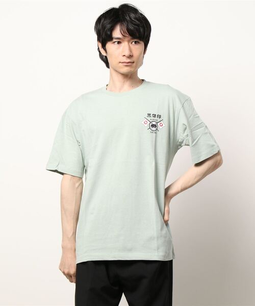 和んこ堂（ワンコドウ）の「【和んこ堂】バックプリント半袖Tシャツ【綿100%】（Tシャツ/カットソー・メンズ・ホワイト/ピンク/ライトグリーン・LL/3L/4L/M/L）」の9枚目の写真