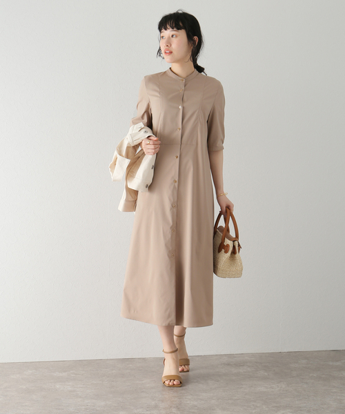 バックタックシャツワンピース（ワンピース）｜La TOTALITE  