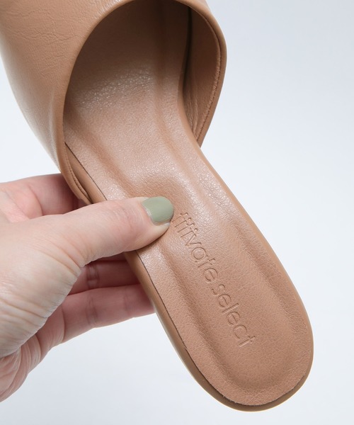 titivate（ティティベイト）の「スクエアトゥクリアヒールミュールサンダル（サンダル・レディース・ブラック/オレンジ/ホワイト系その他/モカ・LL/S/M/L）」の15枚目の写真