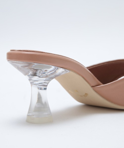 titivate（ティティベイト）の「スクエアトゥクリアヒールミュールサンダル（サンダル・レディース・ブラック/オレンジ/ホワイト系その他/モカ・LL/S/M/L）」の17枚目の写真