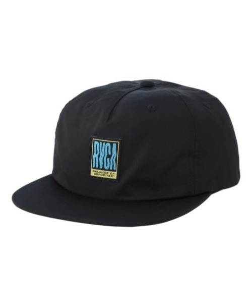 RVCA(ルーカ)の「RVCA メンズ 【OUANO】 POOL SNAP キャップ【2022年夏モデル】/ルーカ帽子(キャップ・メンズ・ブラック・FREE)」の1枚目の写真