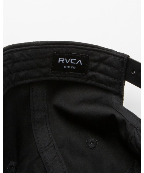 RVCA(ルーカ)の「RVCA メンズ 【OUANO】 POOL SNAP キャップ【2022年夏モデル】/ルーカ帽子(キャップ・メンズ・ブラック・FREE)」の8枚目の写真