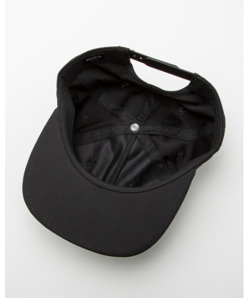 RVCA(ルーカ)の「RVCA メンズ 【OUANO】 POOL SNAP キャップ【2022年夏モデル】/ルーカ帽子(キャップ・メンズ・ブラック・FREE)」の9枚目の写真