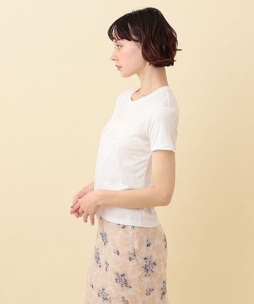 ME COUTURE（ミークチュール）の「Ｐｒｉｓｍａｔｉｃ　Ｔシャツ（Tシャツ/カットソー・レディース・オフホワイト/ミント/ピンクベージュ・FREE）」の15枚目の写真
